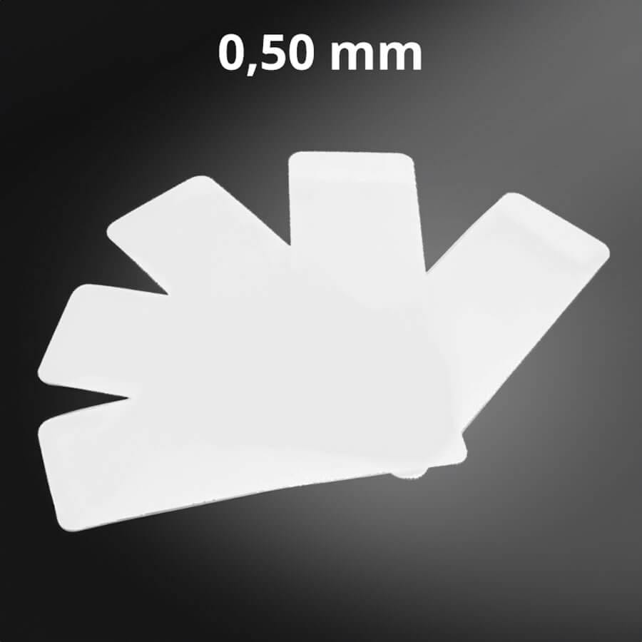 Flipperkaarten plastic 0.5