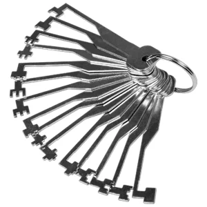 15 delige lockpick set voor oude sloten