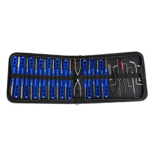 Goedkope lockpick set van KLOM met 30 verschillende lockpick tools
