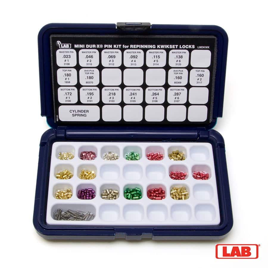 Mini DUR-X Kwikset Rekeying Kit LAB