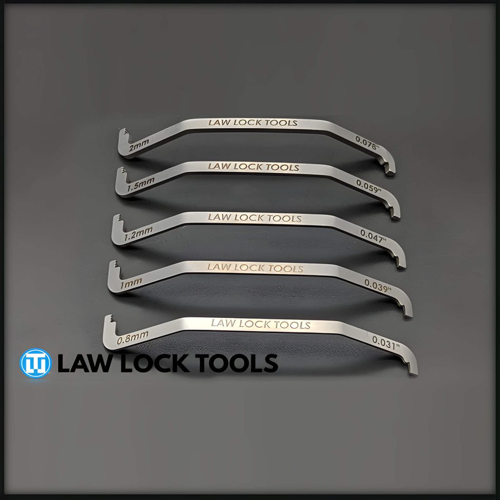 Gebogen Pry Bar Set Rechtshandig (5 stuks)