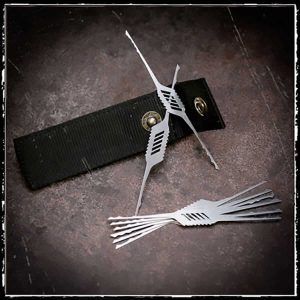 Dubbelzijdige rakes voor lockpicking van Sparrows