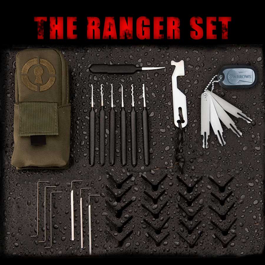 Sparrows Ranger Lockpick Set Groen