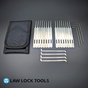 Lockpick Set van Law Lock Tools met Hook Picks