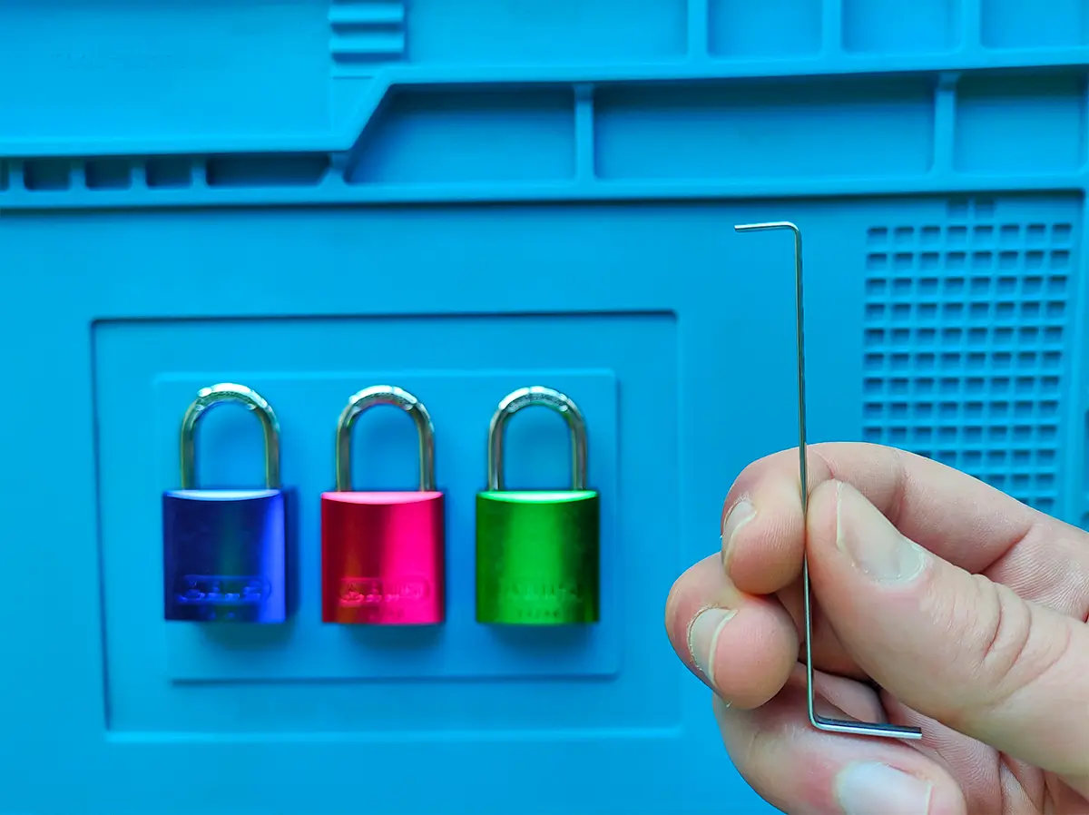 BOK Tension Wrench voor spanning op sleutelgaten met lockpicking