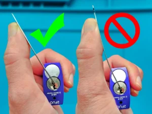 Vermijd te veel kracht bij lockpicking, subtiele bewegingen zijn effectiever