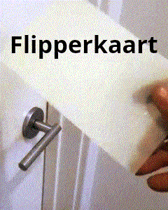 Uitleg van wat een flipperkaart is