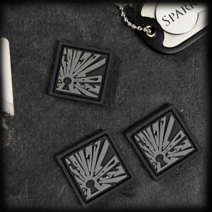 Micro Patch Sparrows Lockpicks Gray