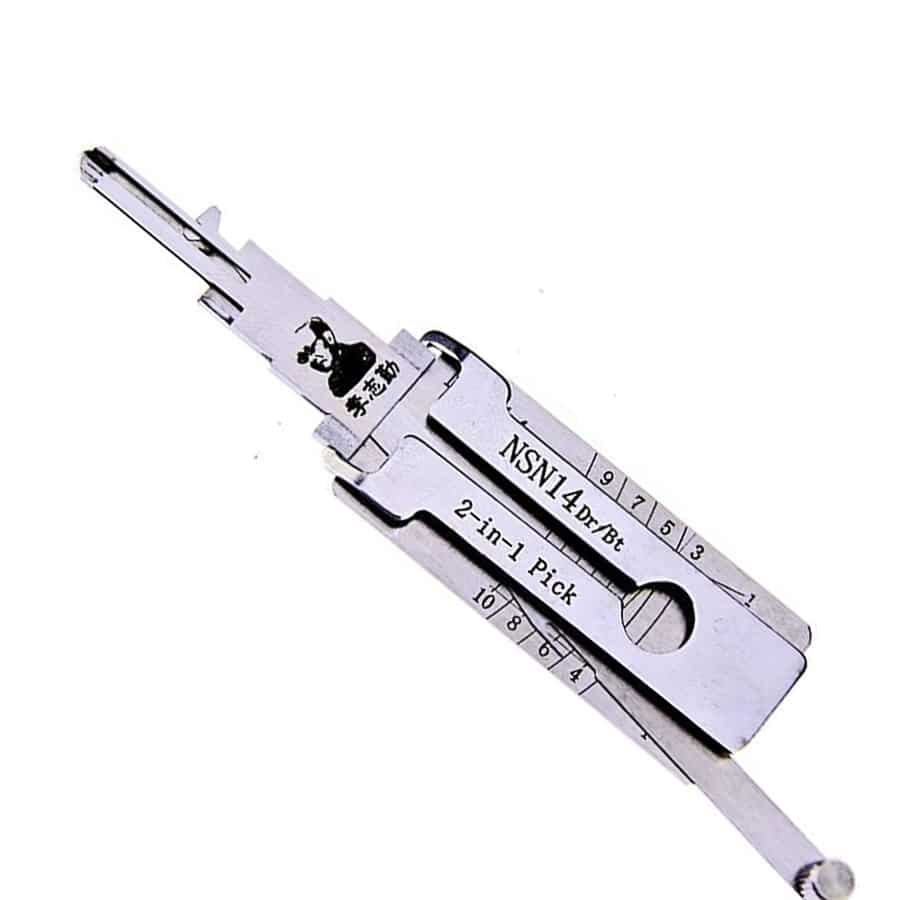K*様 Sago L(x) Pickup Mk.ⅡBigSingle Type Lishi NSN14 2-in-1 - Lockpick Webwinkel