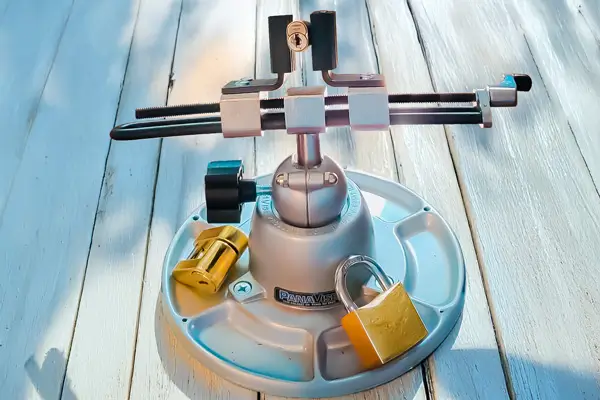 Professionele bankschroef voor lockpicking