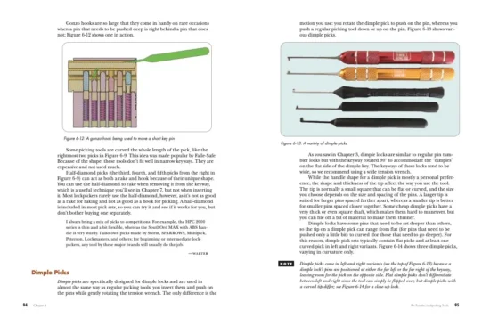 Deel 6 van het boek Locksport A Hackers Guide to Lockpicking, Impressioning, and Safe Cracking