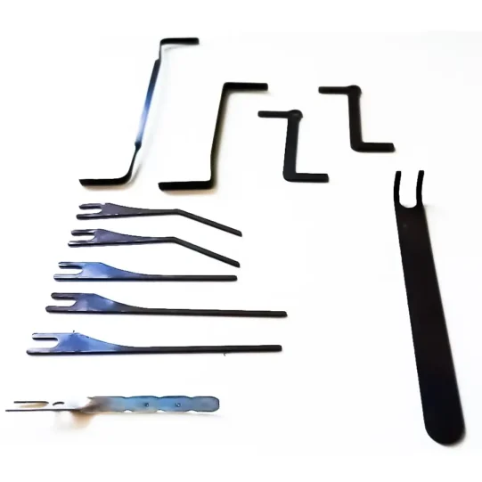 collectie lockpick gun naalden en spanners