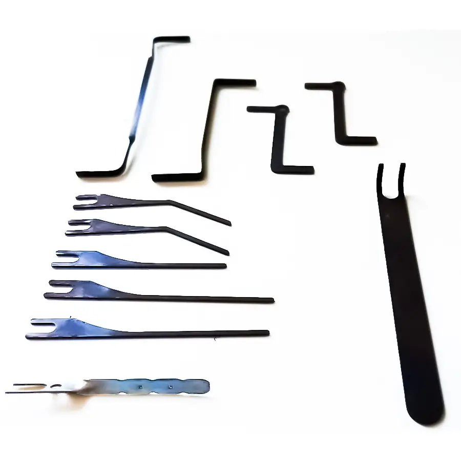 collectie lockpick gun naalden en spanners