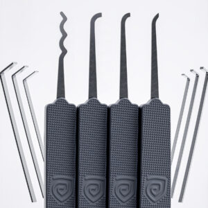 lockpick set van 410 rvs door Grimgo voor Europese sloten